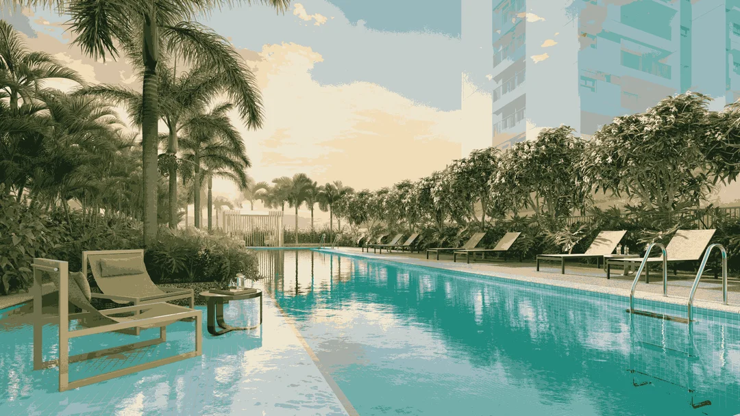 Nova Vivere - Piscina e área de lazer